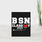BSN Bachelor of Nursing Afstuderen CL van 2025 Afs Kaart (Voorkant)