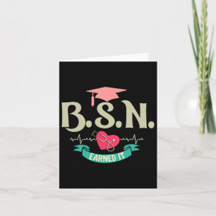 BSN behaalde zijn diploma verpleegkunde Senior Nur Kaart