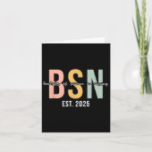 BSN Est. 2025 Bachelor of Science in de verpleegku Kaart (Voorkant)