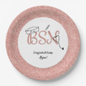 BSN Nurse afstuderen pinning party decor Papieren Bordje (Voorkant)