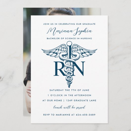 BSN RN Aankondiging van zurse Afstuderen Aangepast (Voorkant / Achterkant)