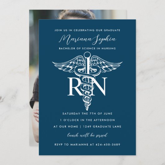 BSN RN Aankondiging van zurse Afstuderen Aangepast (Voorkant / Achterkant)