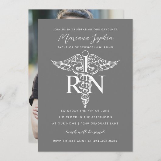 BSN RN Aankondiging van zurse Afstuderen Aangepast (Voorkant / Achterkant)