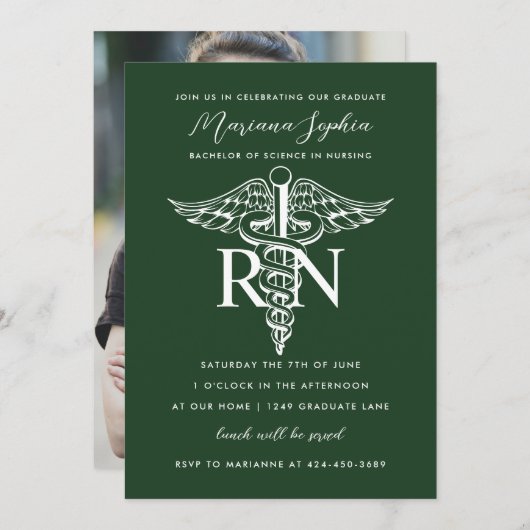 BSN RN Aankondiging van zurse Afstuderen Aangepast (Voorkant / Achterkant)