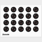BSN RN Nurse Afstuderen Nursing Essentials BSN Nur Ronde Sticker (Vel)