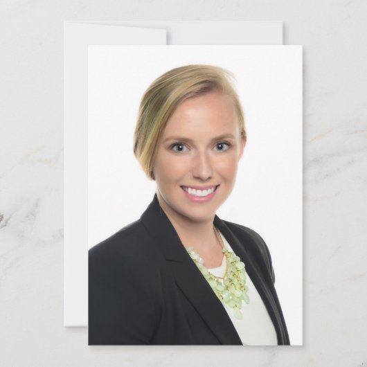 BSN RN Nurse Graduation Party Announcement Gold Kaart (Achterkant)