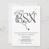 BSN RN verpleegkundige afstuderen uitnodigingen ee (Voorkant)