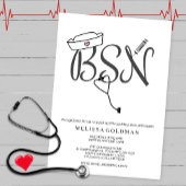 BSN RN verpleegkundige afstuderen uitnodigingen ee