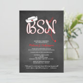 BSN verpleegkundige afstudeerfeest pinning ceremon Kaart (Staand voorkant)