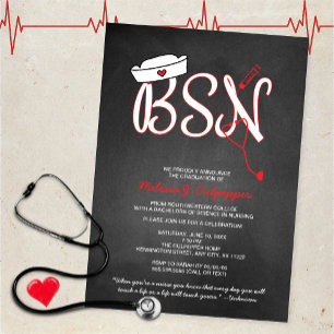 BSN verpleegkundige afstudeerfeest pinning ceremon Kaart