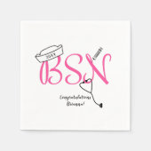 BSN verpleegkundige afstuderen diner party decor Servet (Voorkant)