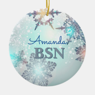 BSN verpleegkundige afstuderen Keramisch Ornament