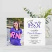 BSN Verpleegkundigen foto afstuderen pinning party Kaart (Staand voorkant)