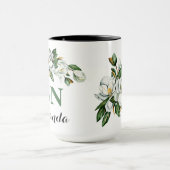 BSN Waterverf Floral Greenery Magnolia Afstuderen Mok (Midden)