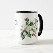 BSN Waterverf Floral Greenery Magnolia Afstuderen Mok (Voorkant rechts)