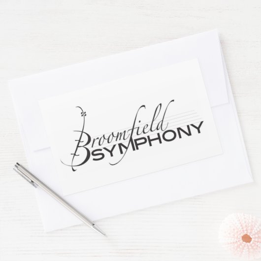 BSO rechthoekige Sticker (Envelop)