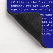 BSOD Mousepad Muismat (Hoek)
