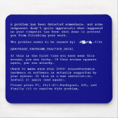 BSOD Mousepad Muismat (Voorkant)