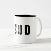 BSOD TWEEKLEURIGE KOFFIEMOK (Voorkant rechts)