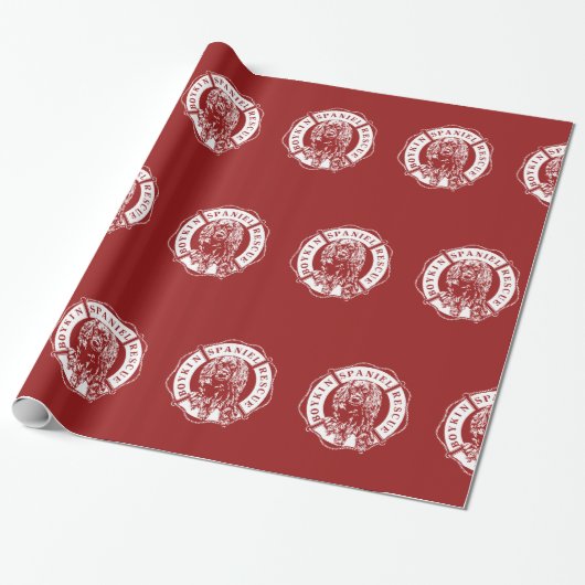 BSR-Logo-opvulpapier - rood Cadeaupapier (Uitgerold)