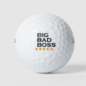 BSS Day Employee Appreciation Big Bad Boss Golfballen (Voorkant)