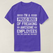 BSS Day Employee Appreciation Kantoor Mannen Fu T-shirt (Design voorkant)