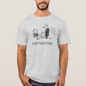 BSS Fires Worker per Email Kantoor Cartoon T-shirt (Voorkant)