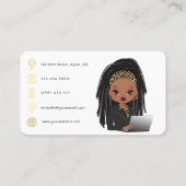 BSS Lady QR-code Visitekaartje (Achterkant)