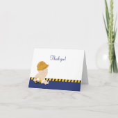 Bstruction Baby Bulldozer Bedankkaart (Voorkant)