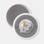 BSU Logo koelkastmagneet Magneet (Voorkant / Achterkant)