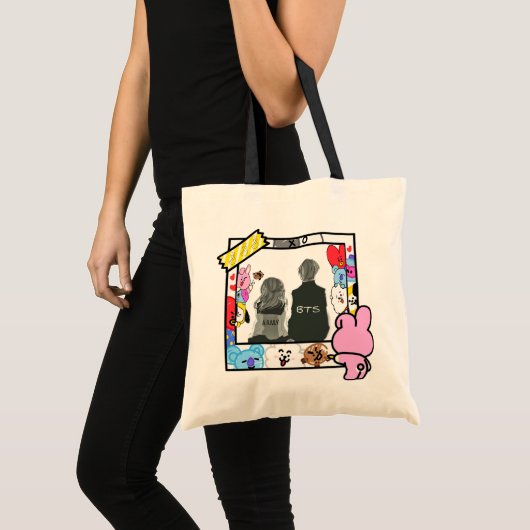 BT21 legerkoppel Canvas tas (Voorkant (product))
