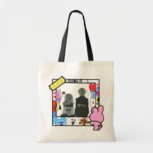 BT21 legerkoppel Canvas tas (Voorkant)