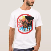 BT2MPS California Min Pin Dogs T-shirt (Voorkant)