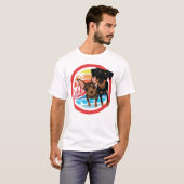 BT2MPS California Min Pin Dogs T-shirt (Voorkant volledig)