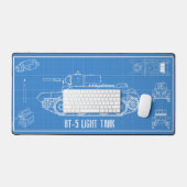 BT-5-tank Bureaumat (Keyboard & Muis)