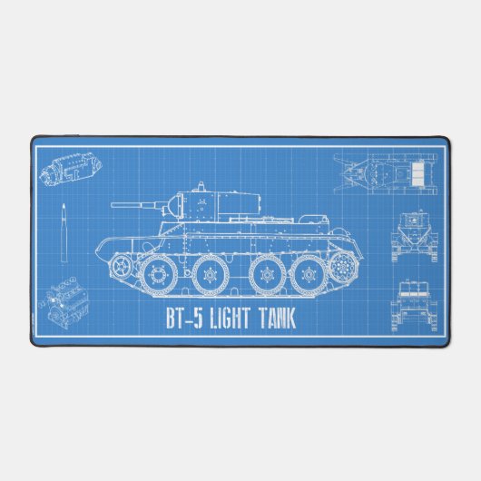 BT-5-tank Bureaumat (Voorkant)