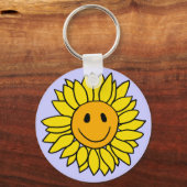 BT- Face Sunflower Sleutelhanger (Voorkant)