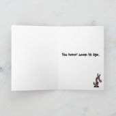 BT- Funny Mule Verjaardag Kaart (Binnen)