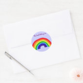 BT- Regenboog 'Dit boek behoort toe' stickers (Envelop)