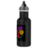 BT- Schildpad- en blokkenfolkkunst Waterfles (Rechts)