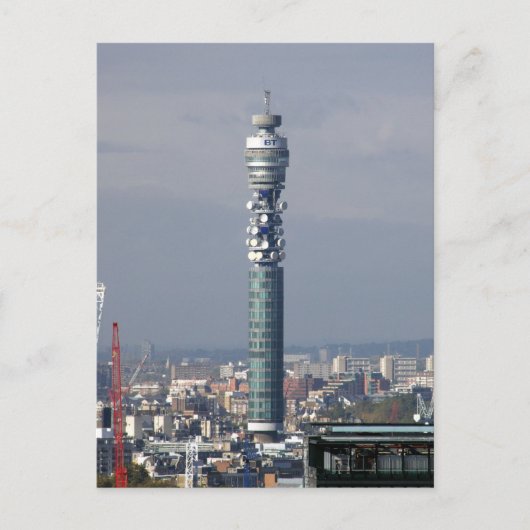 BT Tower, Londen, Engeland. Briefkaart (Voorkant)
