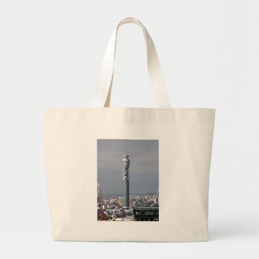 BT Tower, Londen, Engeland. Grote Tote Bag (Voorkant)