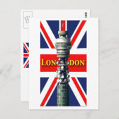 BT Tower London Briefkaart (Voorkant / Achterkant)