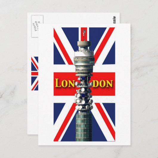 BT Tower London Briefkaart (Voorkant / Achterkant)