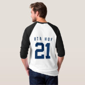 BTA HOF21 Mannen Baseball Shirt (Achterkant volledig)