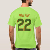 BTA HOF22 Mannen Champion Baseball Shirt (Achterkant)