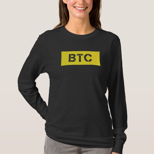 BTC Bitcoin T-shirt (Voorkant)