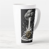 BTC-explosie Latte Mok (Rechterhoek)