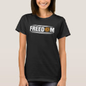 BTC is Freedom Bitcoin T-shirt (Voorkant)