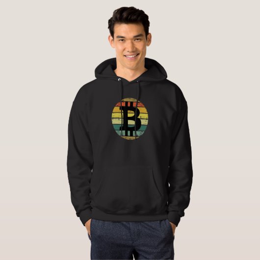 BTC Maxi Crypto Gift HODL Bitcoin_1 Hoodie (Voorkant volledig)